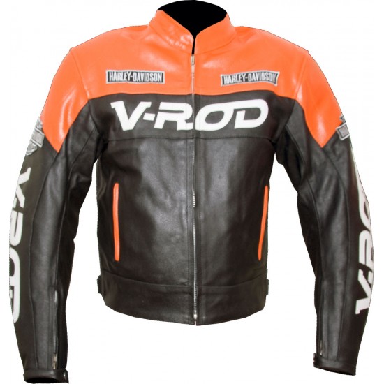 Custom Built HARLEY Leather Motorbike Jacket